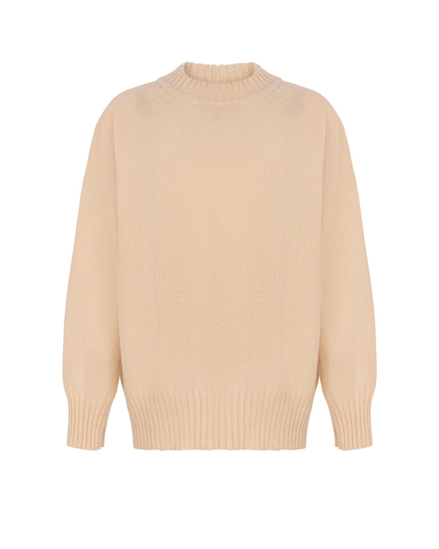 Cashmere and merino wool sweater