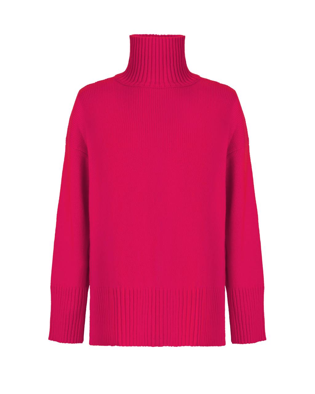 Lemon voluminous basic merino wool sweater