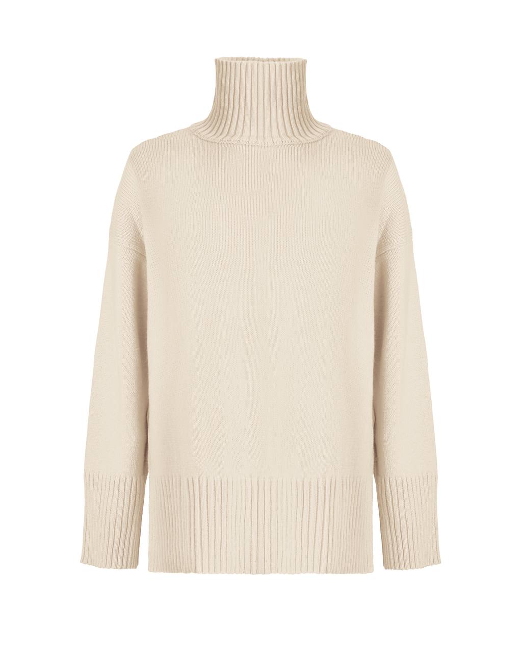Lemon voluminous basic merino wool sweater