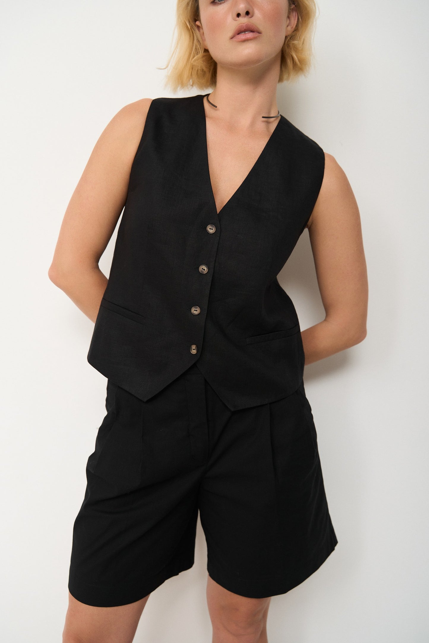 Linen waistcoat