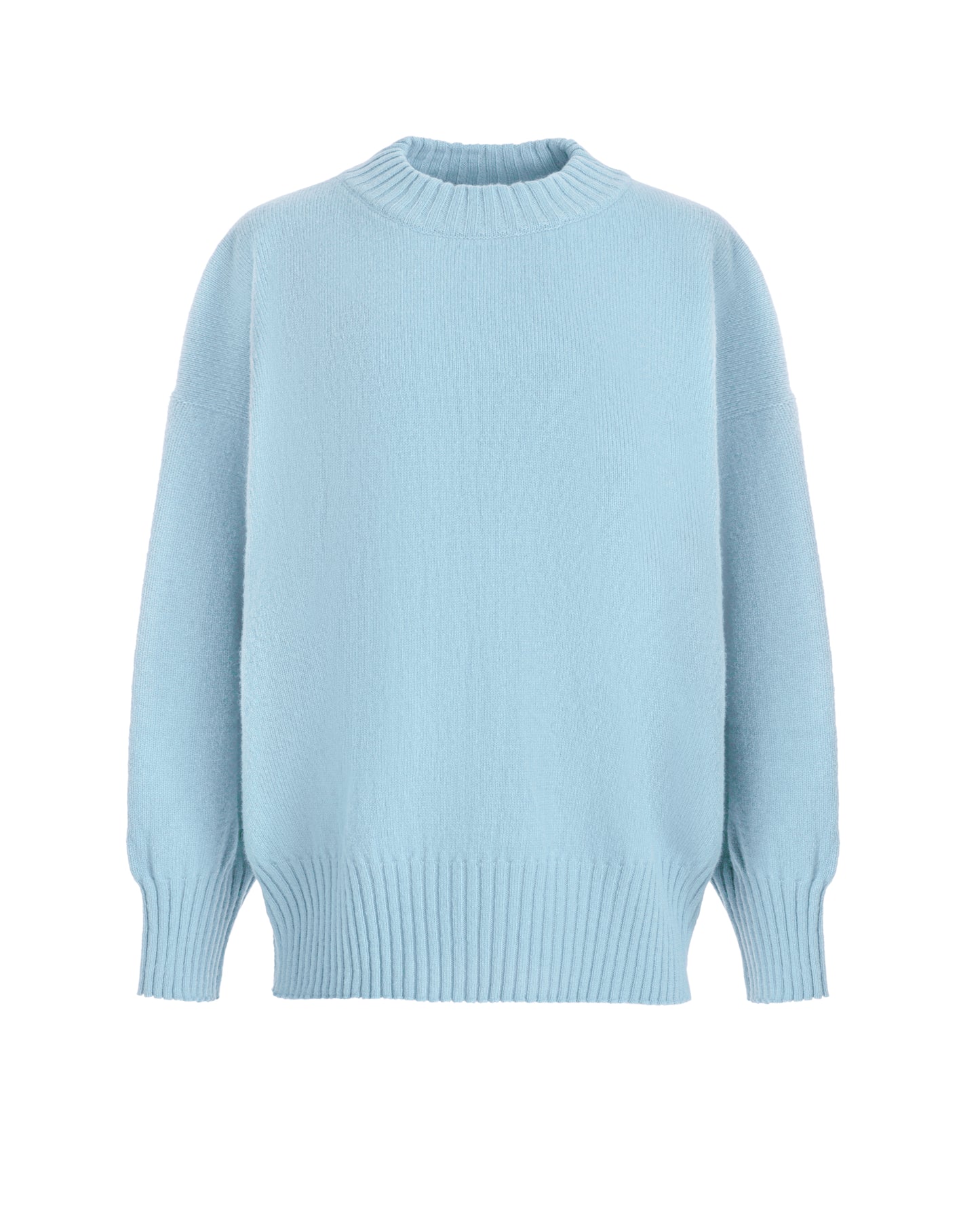 Cashmere and merino wool sweater