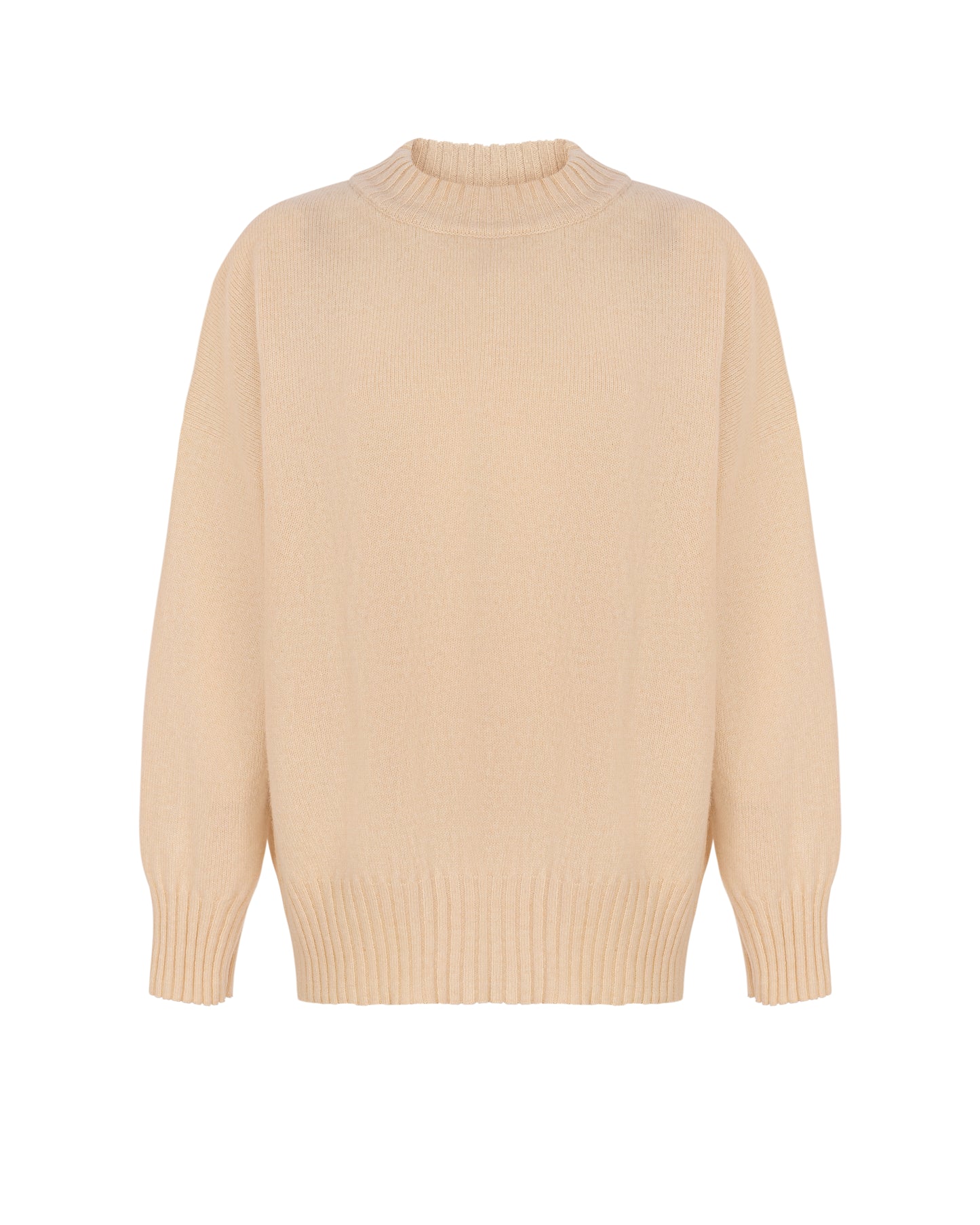 Cashmere and merino wool sweater