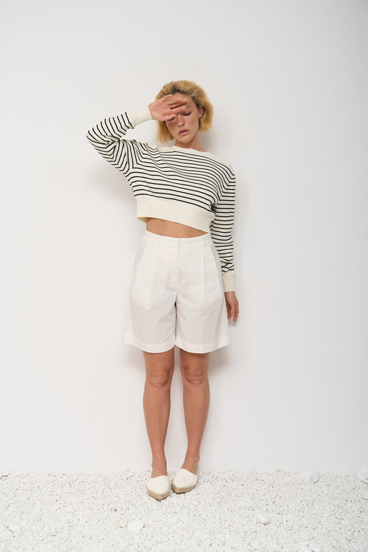 Linen shorts