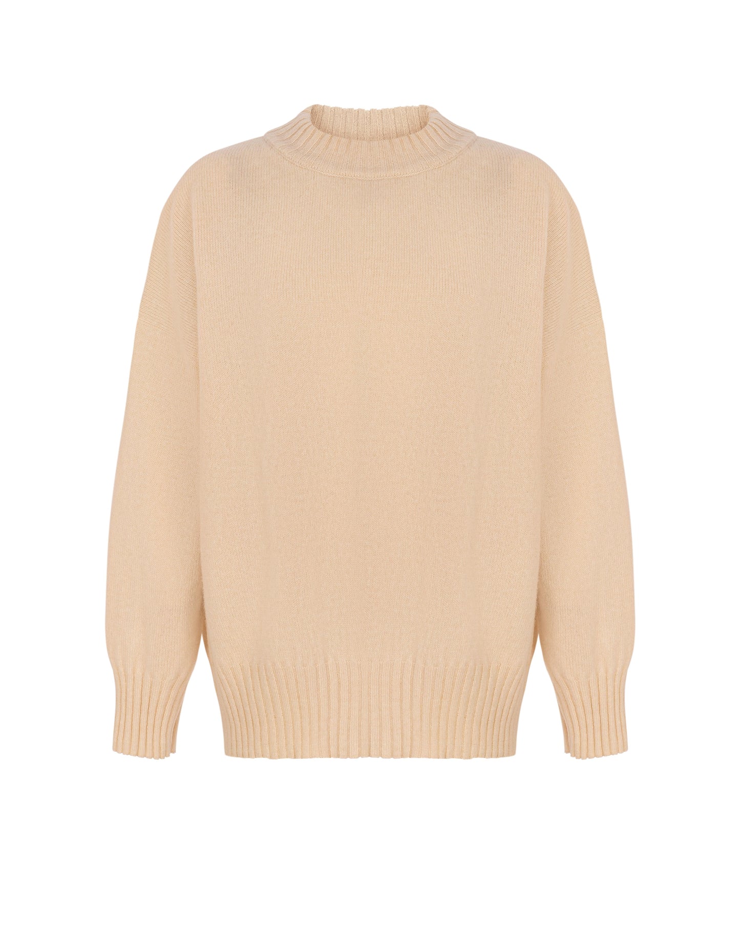 Cashmere and merino wool sweater