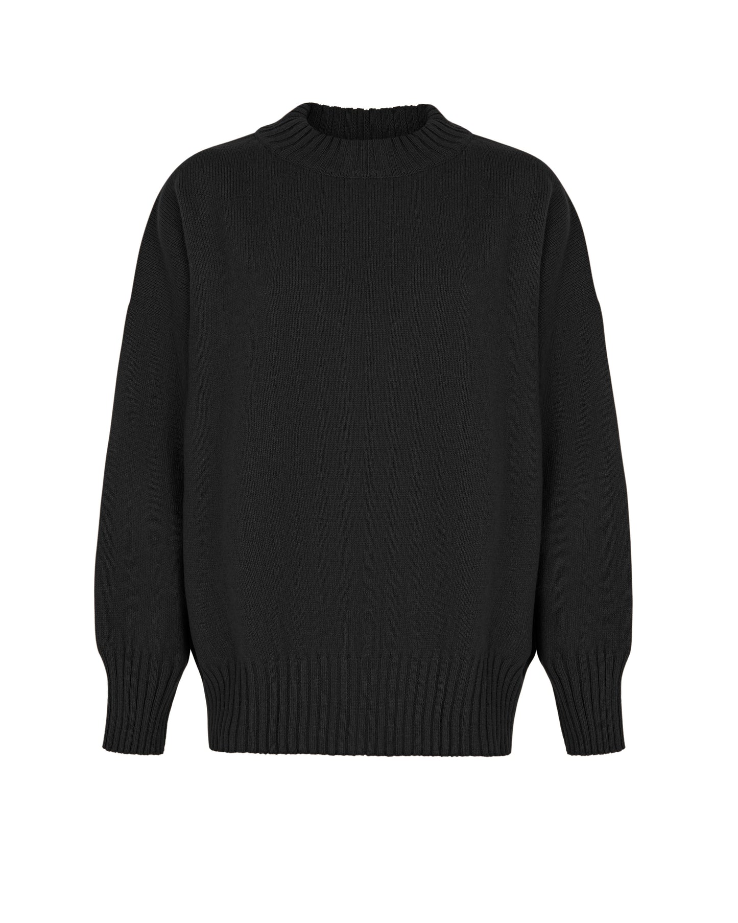 Cashmere and merino wool sweater