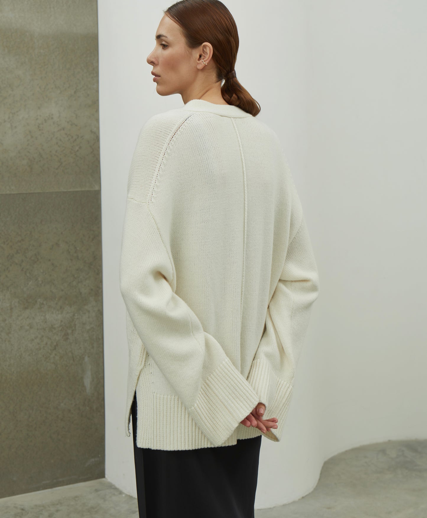 Merino wool cardigan