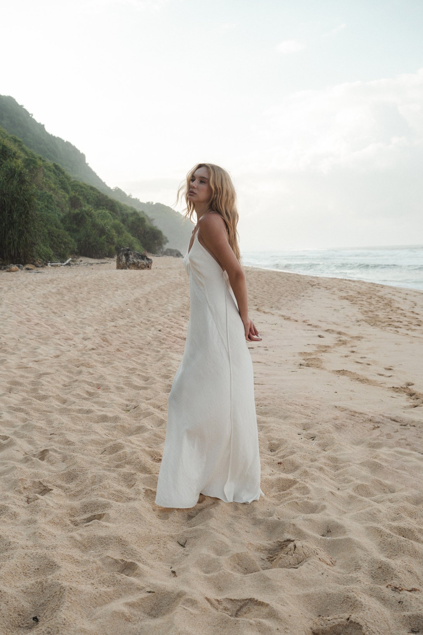 Island linen dress