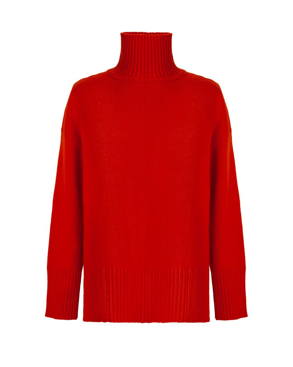 Voluminous basic merino wool sweater