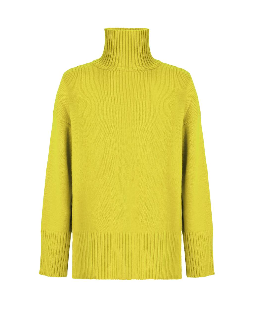 Voluminous basic merino wool sweater