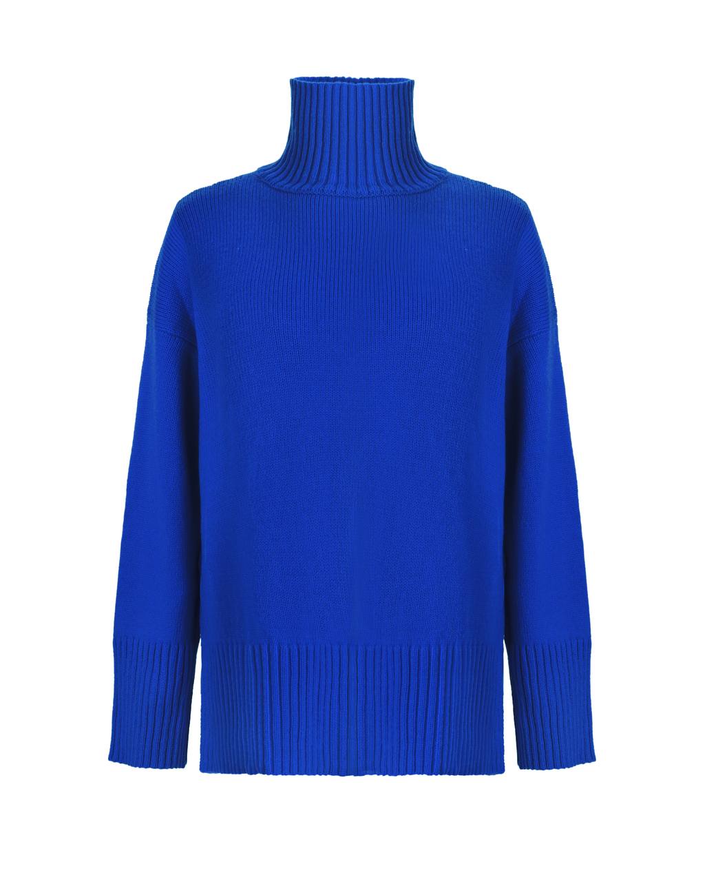 Voluminous basic merino wool sweater