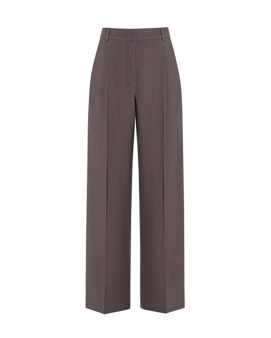 Mid-rise palazzo pant